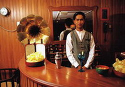 Bar in Pandaw Cruise, Mekong river cruise trip, Vietnam and Cambodia section